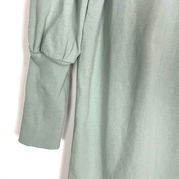 J. Crew Original Cotton Terry Puff-Sleeve Sweatshirt Dress - Picture 9 of 12